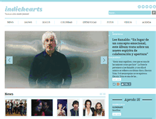 Tablet Screenshot of indiehearts.com